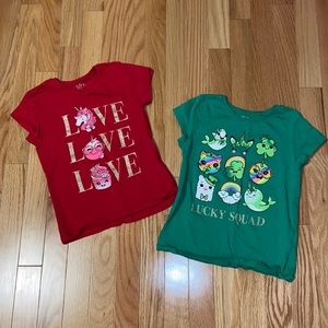 Children’s Place Holiday Shirts size 5/6